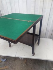 Vintage Folding Card Table w/