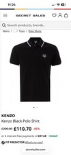 Kenzo Men's Polo Shirt Size L