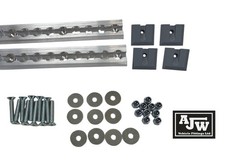 UNWIN low profile Rail (x2) 2.9m Track Camper Motorhome Van Minibus Seat (Grey)