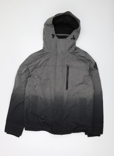 Hollister mens grey jacket - mens,