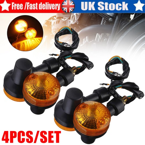 Led mini turn signal amber - 4x,