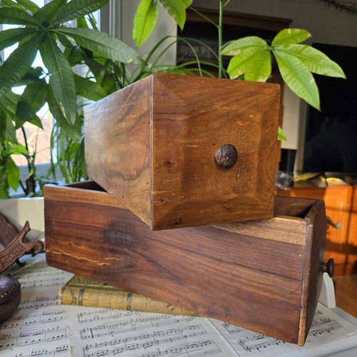 Vintage wooden drawers crates - vintage,