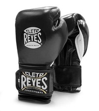 16oz Cleto Reyes Hook and Loop Boxing Gloves (Black) | BRAND NEW ✅