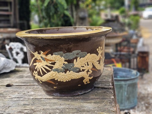 Large oriental chinese - chinese, glazed