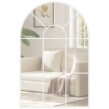 HOMCOM Arched Window Wall