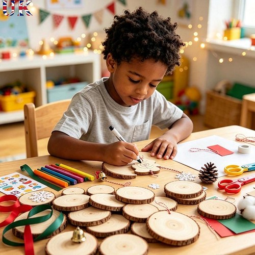 Natural wood slices pcs 6 - wood,