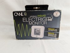 OWL Micro Wireless Home Electricity Monitor Part No. CM130-101 + Original Box.