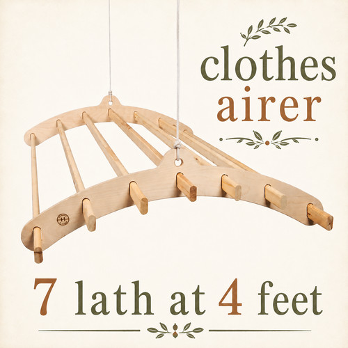 Ceiling clothes airer pulley - clothes,