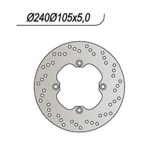 REAR BRAKE DISC HONDA FJS