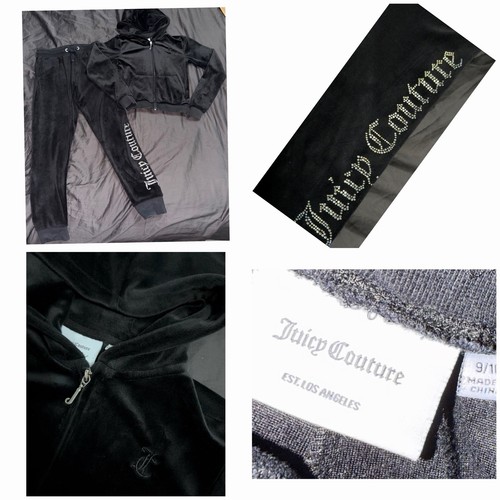 Juicy couture track suit black - juicy,