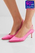 RRP€1220 VETEMENTS x MANOLO BLAHNIK Slingback Shoes US6.5 UK3.5 EU36.5 HANDMADE