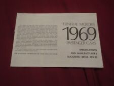 1969 CHEVROLET CAMARO CORVETTE