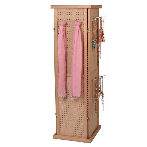 Pegboard tower display - tower, sided
