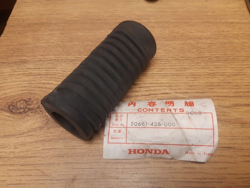 Genuine honda footrest rubber - genuine,