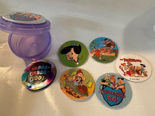 Flintstones pogs one - flintstones,