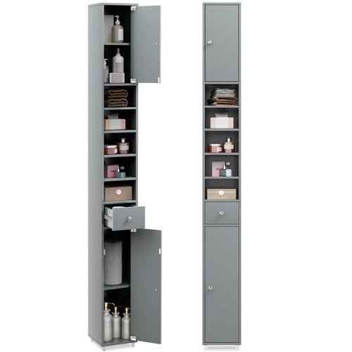 Bathroom tall cabinet slim - bathroom,