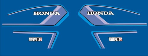 Honda h100s decal kit - honda,