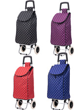 Large Shopping Trolley 2 Wheel Lightweight Foldable Shopping Grocery Cart