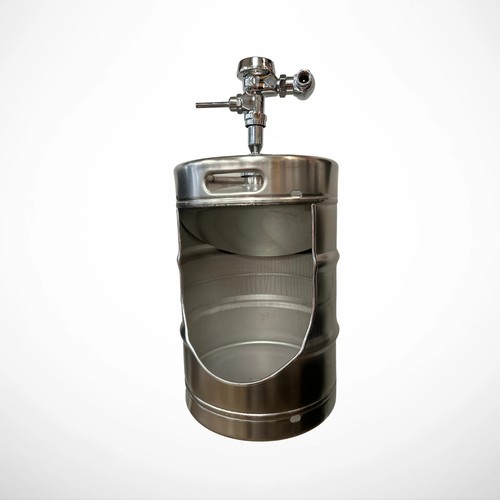 Beer keg urinal flush valve - beer,