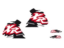 Blackbird Racing Dream 4 Graphics Kit Black/Red/White Honda XR 600 R 1988-1999