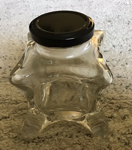 Vintage inkwell clear glass - clear,