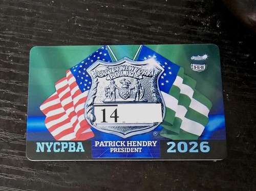 Nypd pba card 2026 - nypd, badge