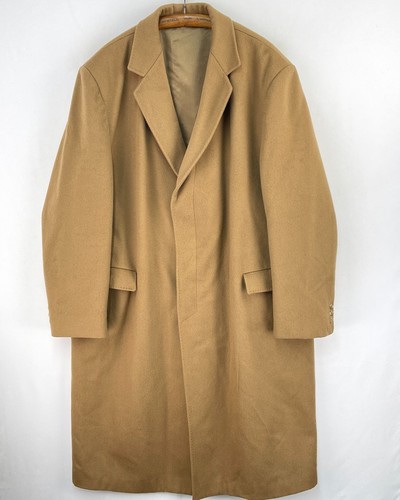 Crombie wool overcoat mens 50r - wool,