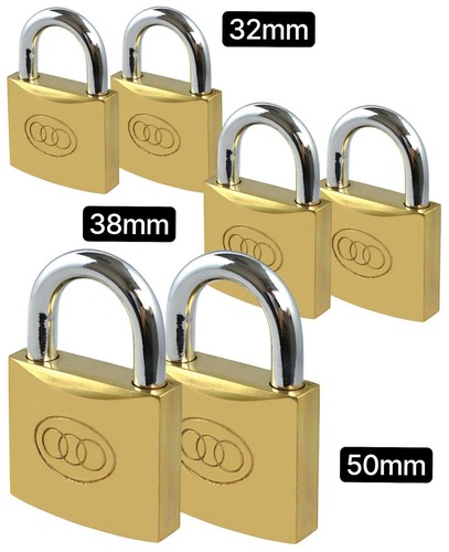 Brass padlock 32mm 38mm - 2,