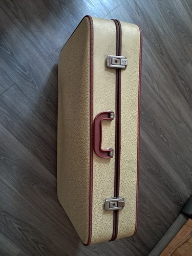 Vintage italian made suitcase - italian,