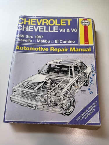 Chevelle v6 1969 thru - v8,