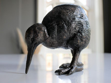 Unusual Antique Bronze Bird
