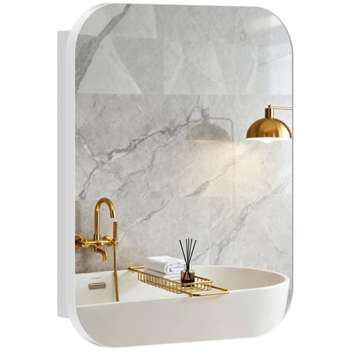 Homcom wall mounted bathroom - mounted,