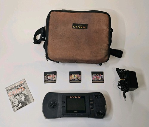 Atari lynx console bundle - console,