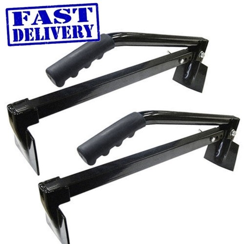 Pair adjustable brick tong - ,