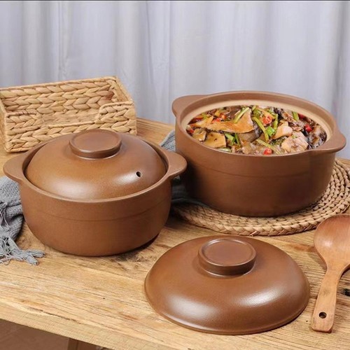 Claypot rice pot unglazed - pot,