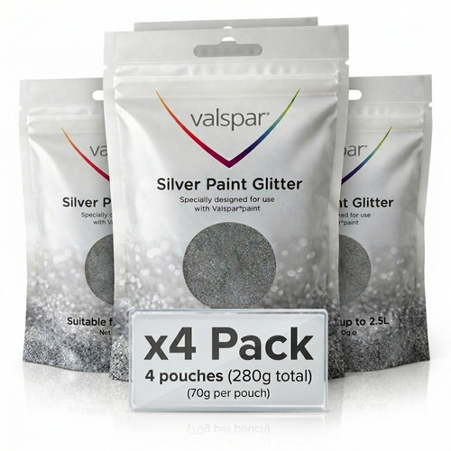 Valspar silver glitter paint - glitter,