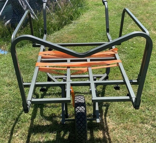 Metal fishing trolley - metal,