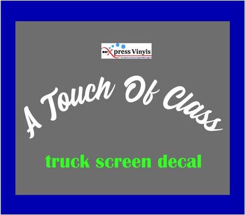 Touch class truck screen - truck,