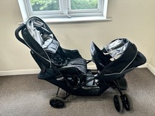 Graco Stadium Duo Tandem Pushchair With Click Connect - Black/Grey