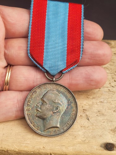 Vintage german bravery medal - vintage,