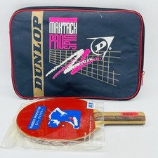 Dunlop • Table Tennis Bat With Carry Bag • Maxtack Pro Spin • Maxply