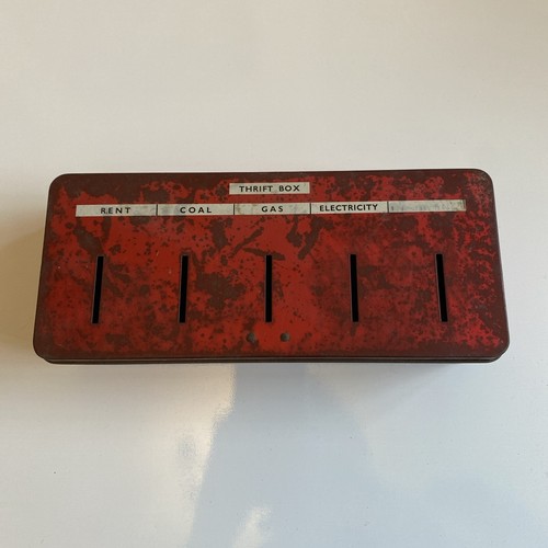 Vintage metal thrift - metal, coin