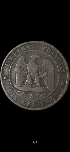 1853 dix centimes napoleon - dix,
