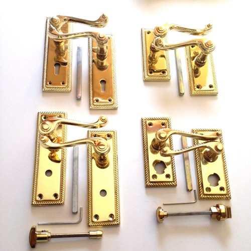 Polished brassed georgian - brassed,