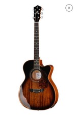 Harley Benton CLC-650SM-CE VS Solid Wood Steel String Guitar In Hiscox Hard Case
