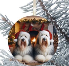 Old English Sheepdog Hanging