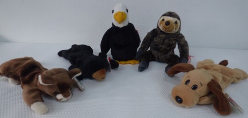 Beanie babies job lot x5 - beanie,