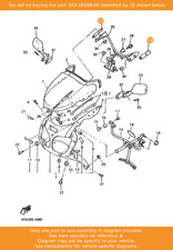 YAMAHA Plate, Mirror Fitting