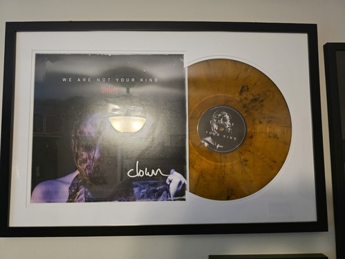 Framed autographed vinyl - autographed,