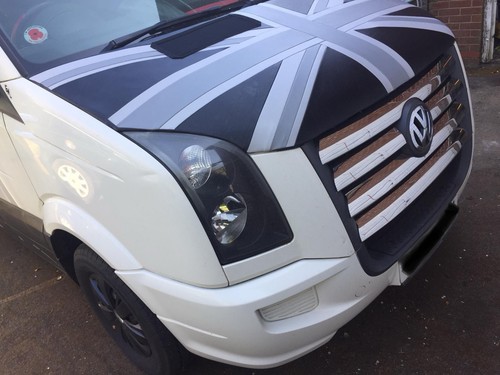 Crafter bonnet bra union - vw,
